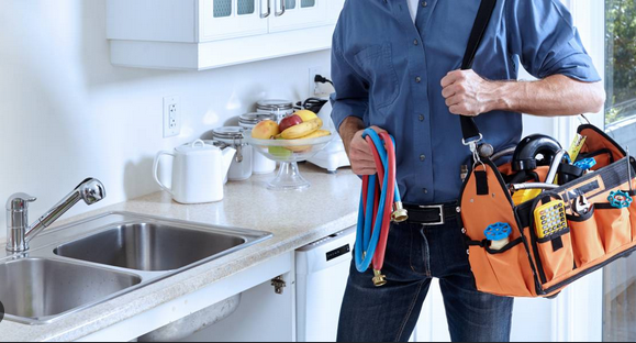 Tradesperson at work